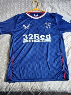 Rangers FC Castore 32Red Blue Home Jersey Scottish Premier League Small